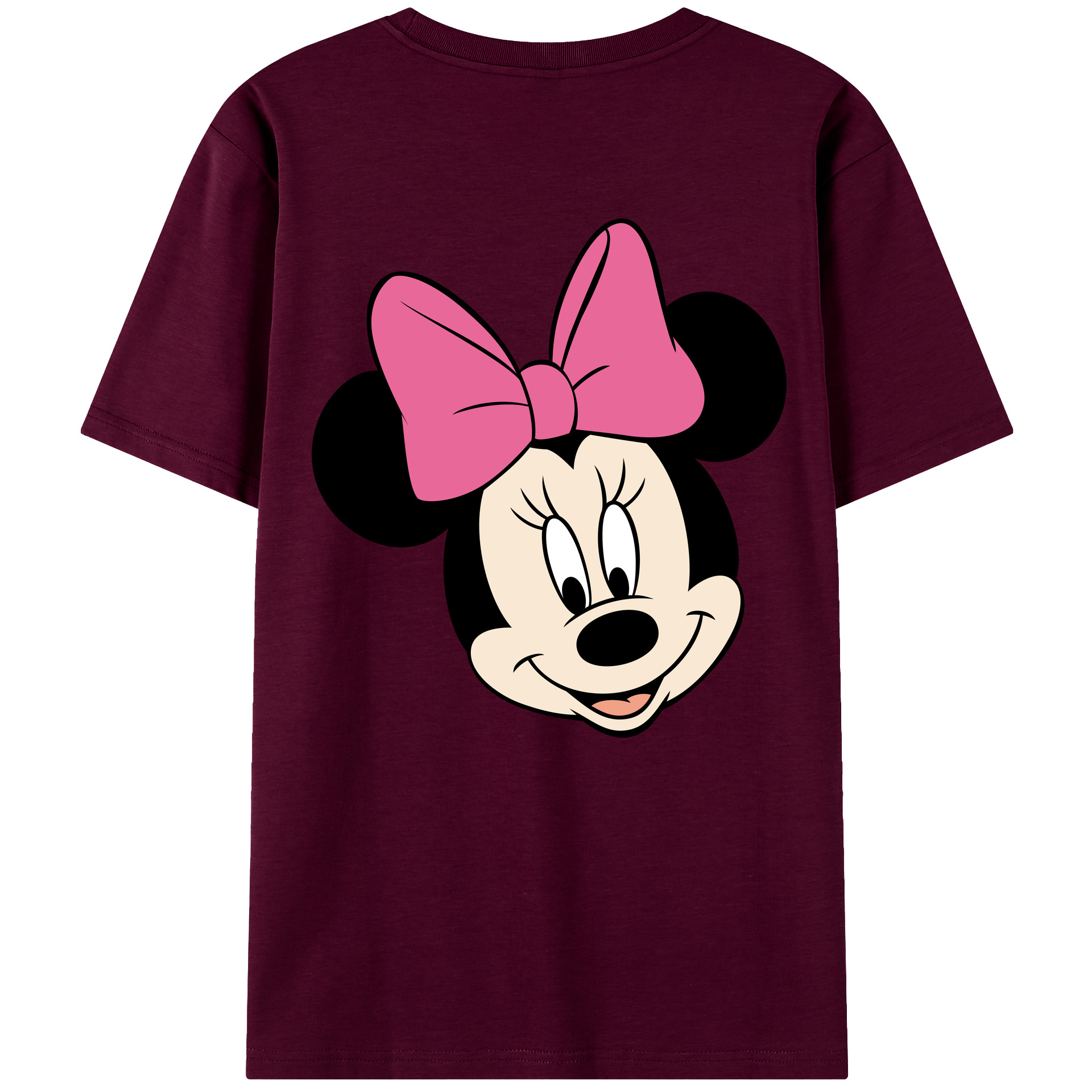 （画像用） ミッキーマウス Mickey Mouse レディース半袖Tシャツ(バックプリント)
